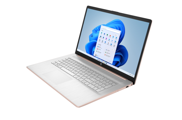 Laptop HP 17-cp0005ds / 601S5UA / AMD Ryzen 3 / 8GB / SSD 512GB / AMD Radeon / HD+ / Win 11 / Różowy