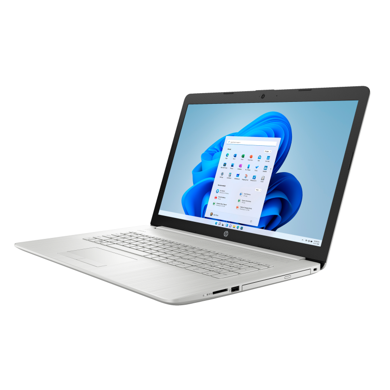 Laptop HP 17-by4010cy / 3B0E2UAR / Intel i3 / 16GB / SSD 512GB / Intel UHD / HD+ / DVD / Win 11/ Srebrny