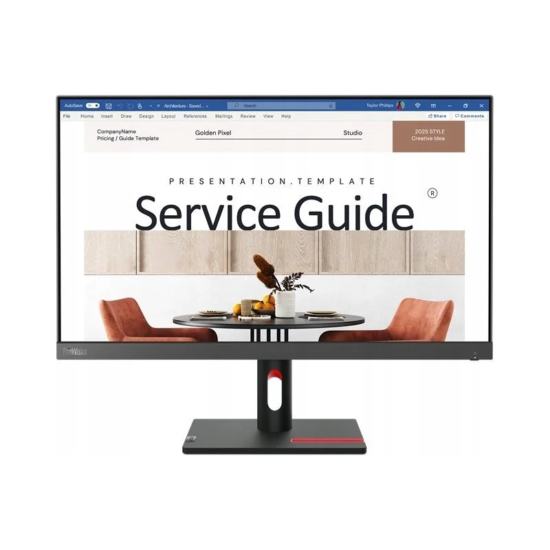Rewelacyjny Monitor Lenovo ThinkVision S24i-30 63DEKAT3EU 23.8" 1920x1080