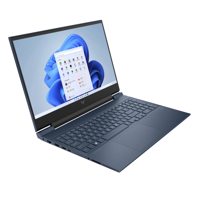 Laptop HP Victus 15-fa1093dx / 7N3S2UA / Intel i5 / 8GB / SSD 512GB / Nvidia RTX3050 / FullHD / Win 11 / Niebieski