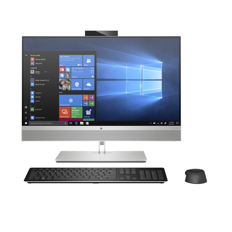 All in One HP EliteOne 800 G6 / 273B8EAR / Intel i7 / 16GB / SSD 512GB / Intel UHD / FullHD / Win 11 Pro / Srebrny