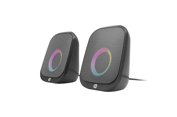 HP głośniki DHS-2113, 2.0, 6W, czarne, Bluetooth/USB, podświetlane (8YJ98AA)