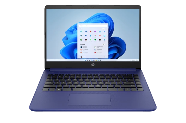 Laptop HP 14s-fq0022na / 1L6S8EAR / AMD 3020e / 4GB / eMMc 64GB / AMD Radeon / HD / Win 11 / Fioletowy