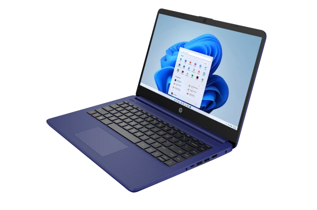 Laptop HP 14s-fq0022na / 1L6S8EAR / AMD 3020e / 4GB / eMMc 64GB / AMD Radeon / HD / Win 11 / Fioletowy