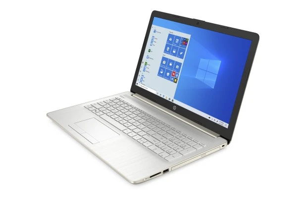 OUTLET Laptop HP 15-da0019ds / 1X5W5UAR / Intel Gold 5405U / 8GB / SSD 256GB / Intel UHD / HD / Dotyk / Win 11 / Złoty