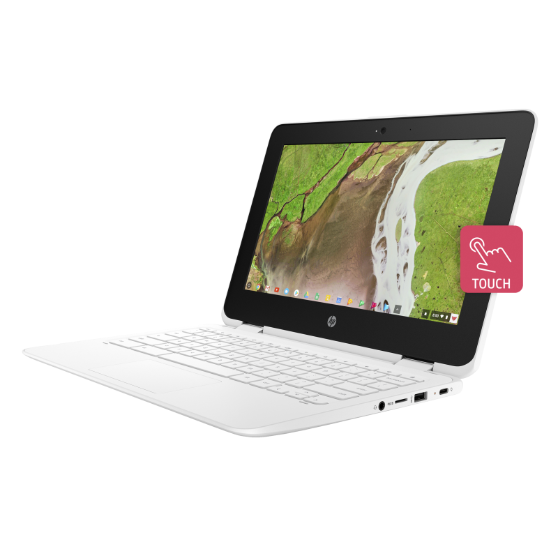 OUTLET Laptop HP Chromebook x360 11-ae100nd / 5AT78EAR / Intel N3350 / 4GB / eMMC 32GB / Intel HD / HD / Chrome OS / Biały