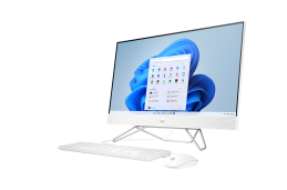 All in One HP 27-cb0003nd / 5B8B0EA / AMD Ryzen 5 / 8GB / SSD 512GB / AMD Radeon / FullHD / Win 11 / Biały