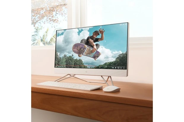 All in One HP 24-cb0021na /  65P89EA / AMD Ryzen 5 / 8GB / SSD 512GB / AMD Radeon / FullHD / Win 11 / Biały