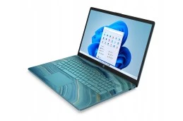 Laptop HP 17-cn0009cy / 4B6T6UA / Intel i3 / 16GB / SSD 512GB / Intel UHD / HD+ / Dotyk / Win 11 / Niebieski