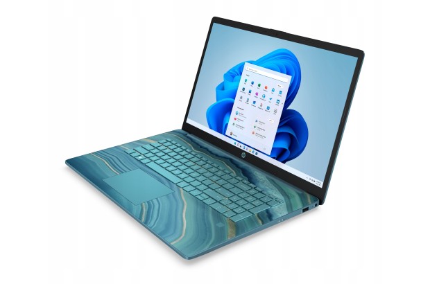 Laptop HP 17-cn0009cy / 4B6T6UA / Intel i3 / 16GB / SSD 512GB / Intel UHD / HD+ / Dotyk / Win 11 / Niebieski