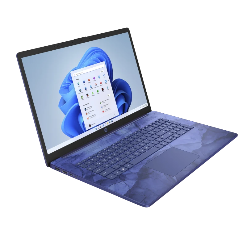 Laptop HP 17-cn0204ds / 6A2N2UA / Intel i3 / 16GB / SSD 512GB / Intel UHD / HD+ / Dotyk / Win 11 / Niebieski