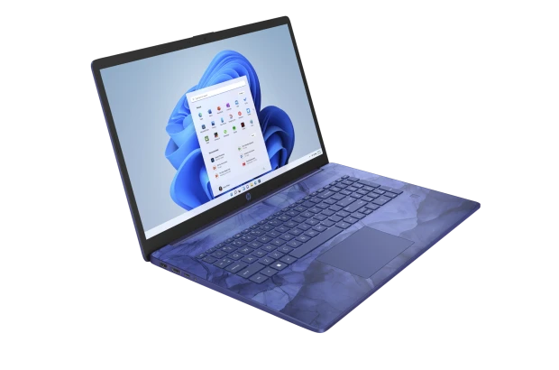Laptop HP 17-cn0204ds / 6A2N2UA / Intel i3 / 16GB / SSD 512GB / Intel UHD / HD+ / Dotyk / Win 11 / Niebieski