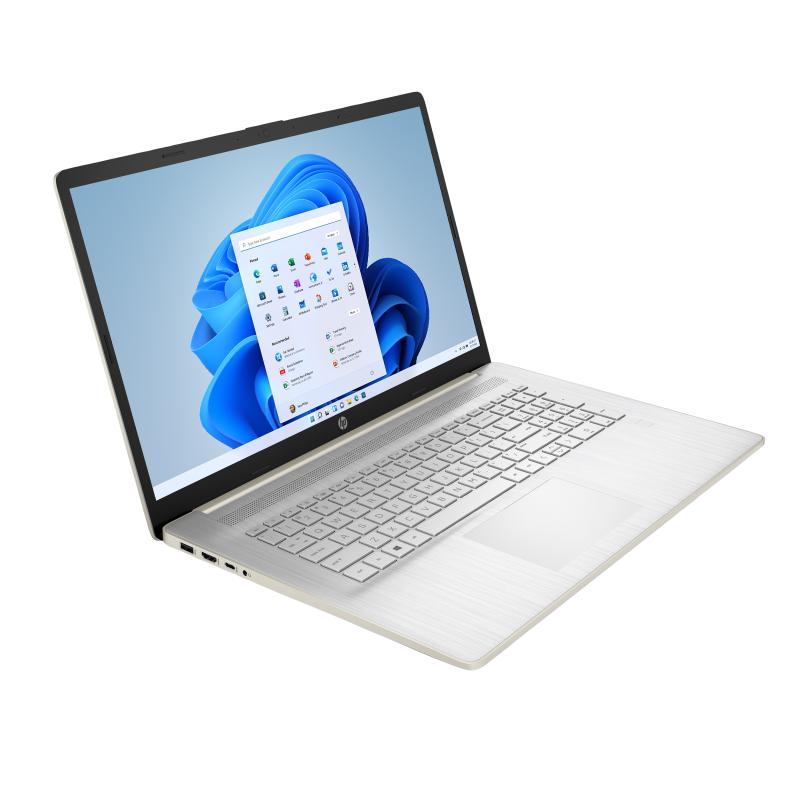 Laptop HP 17-cn0052ds / 700J1UA / Intel N4120 / 4GB / SSD 128GB / Intel UHD / FullHD / Win 11 / Złoty