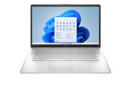 Laptop HP 17-cn0052ds / 700J1UA / Intel N4120 / 4GB / SSD 128GB / Intel UHD / FullHD / Win 11 / Złoty