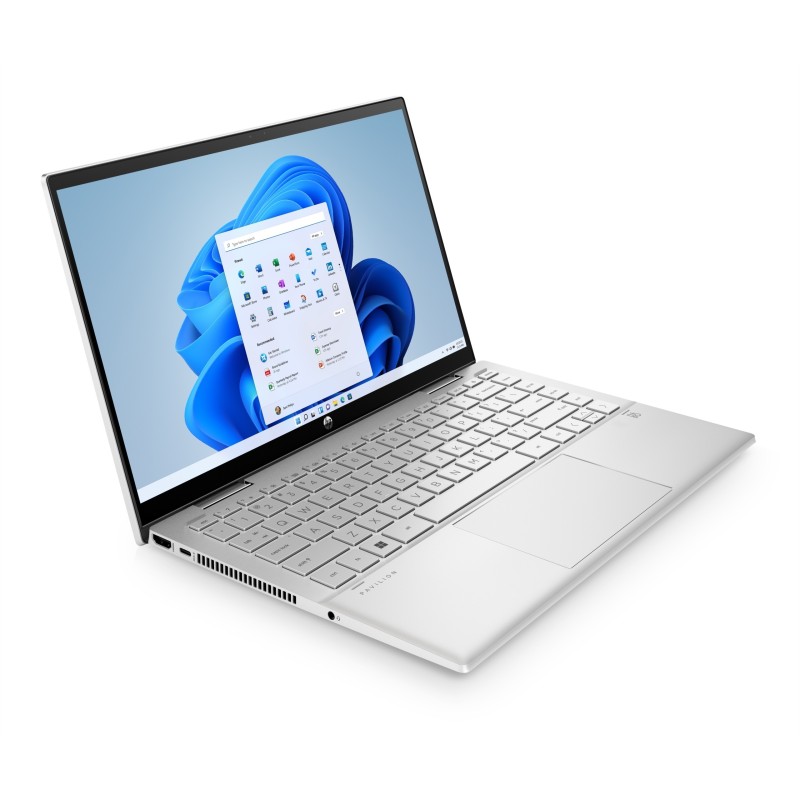 Laptop HP Pavilion x360 14-dy2050wm / 60V06UA / Intel i5 / 8GB / SSD 512GB / Intel Xe / FullHD / Dotyk / Win 11 / Srebrny