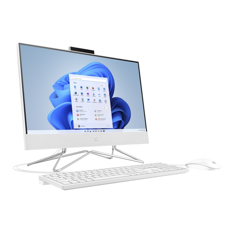 All in One HP 22-dd2004nl / 6J631EAR / Intel J5040 / 8GB / SSD 256GB / Intel UHD / FullHD / Win 11 / Biały