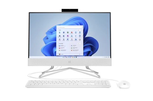All in One HP 22-dd2004nl / 6J631EAR / Intel J5040 / 8GB / SSD 256GB / Intel UHD / FullHD / Win 11 / Biały