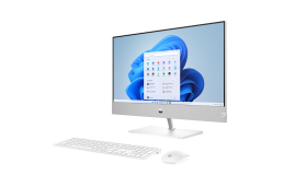 All in One HP Pavilion 24-ca0012na / 65P87EAR / AMD Ryzen 7 / 16GB / SSD 512GB / AMD Radeon / FullHD / Win 11 / Biały