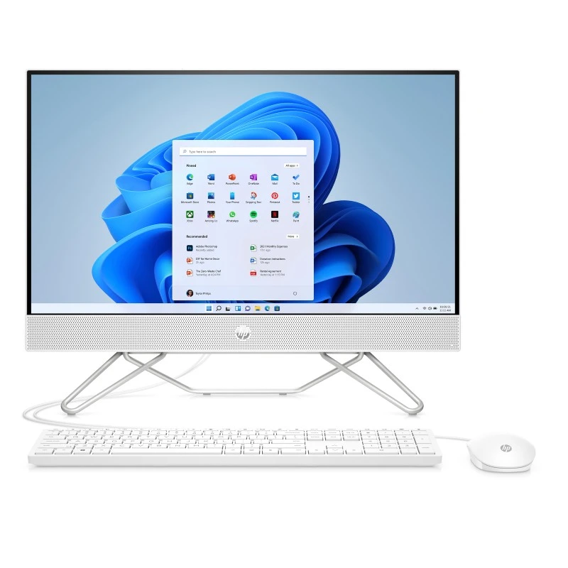 All in One HP 24-cb0020na / 6L2W6EAR / Intel J5040 / 4GB / SSD 256GB / Intel UHD / FullHD / Win 11 / Biały