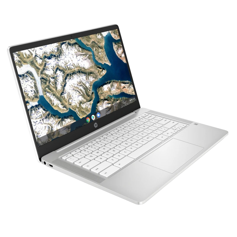Laptop HP Chromebook 14a-na0005na / 65T58EA / Intel N5030 / 8GB / eMMC 128GB / Intel UHD / FullHD / Chrome OS / Biały