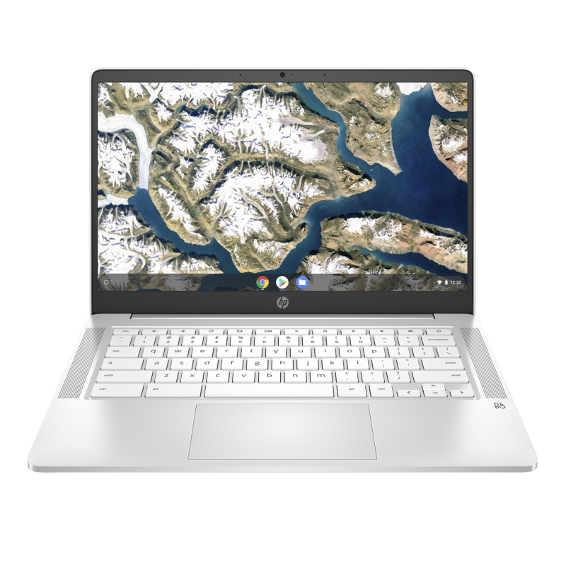 Laptop HP Chromebook 14a-na0005na / 65T58EA / Intel N5030 / 8GB / eMMC 128GB / Intel UHD / FullHD / Chrome OS / Biały