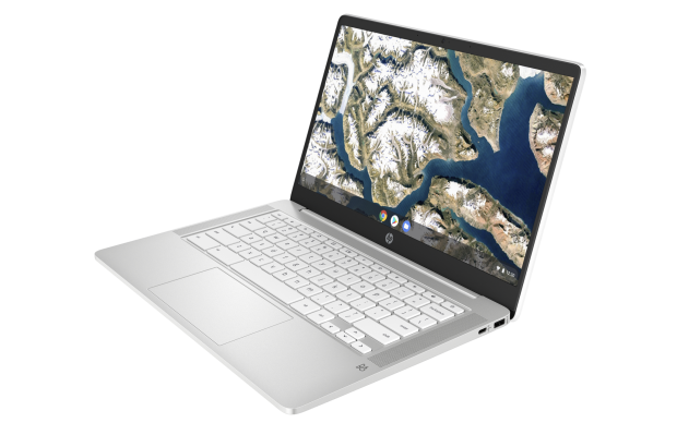 Laptop HP Chromebook 14a-na0005na / 65T58EA / Intel N5030 / 8GB / eMMC 128GB / Intel UHD / FullHD / Chrome OS / Biały