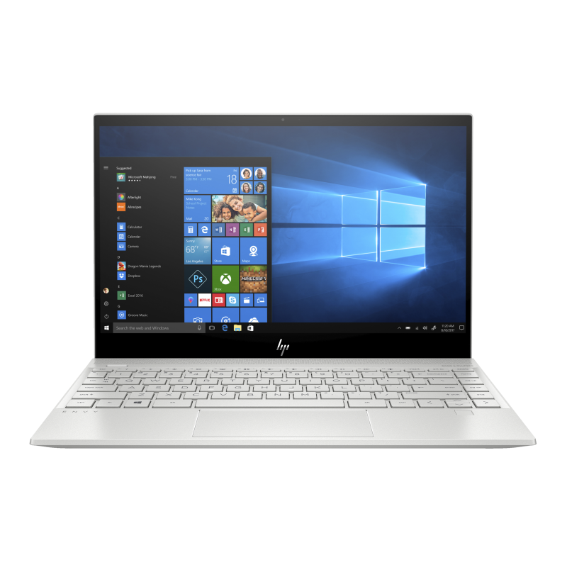 OUTLET Laptop HP ENVY 13-aq0000na / 6BK06EA / Intel i5 / 8GB / SSD 256 / Nvidia MX250 / FullHD / Win 11 / Srebrny