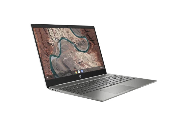 Laptop HP Chromebook 15-de0002na / 6QB08EAR / Intel i3 / 8GB / eMMC 128GB / Intel UHD / FullHD / Chrome OS / Biały