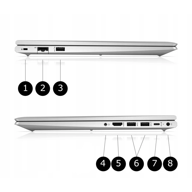 Laptop HP ProBook 455 G9 / 6S6S4EA / AMD Ryzen 7 / 16GB / SSD 512GB / AMD Radeon / FullHD / Win 11 Pro / Srebrny