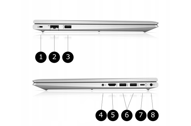 Laptop HP ProBook 455 G9 / 6S6S4EA / AMD Ryzen 7 / 16GB / SSD 512GB / AMD Radeon / FullHD / Win 11 Pro / Srebrny