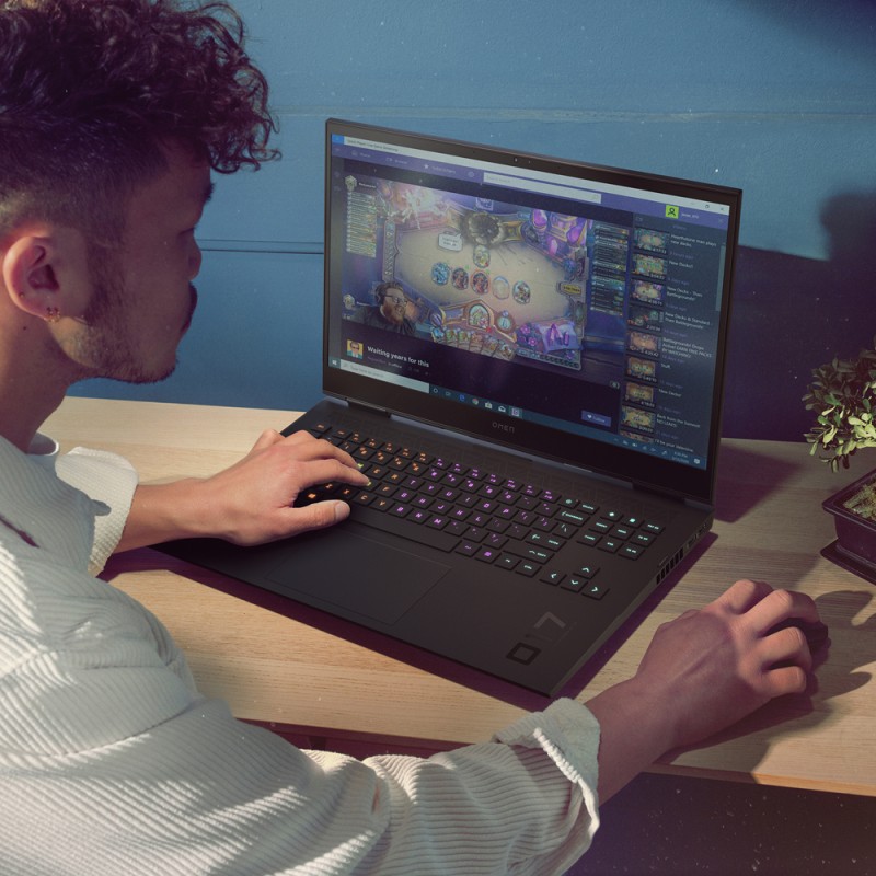 Laptop Omen HP 17-ck2010nt / 7P6M3EA / Intel i7 / 32GB / SSD 2TB / Nvidia RTX 4080 / QHD / 240Hz / Win 11 / Czarny