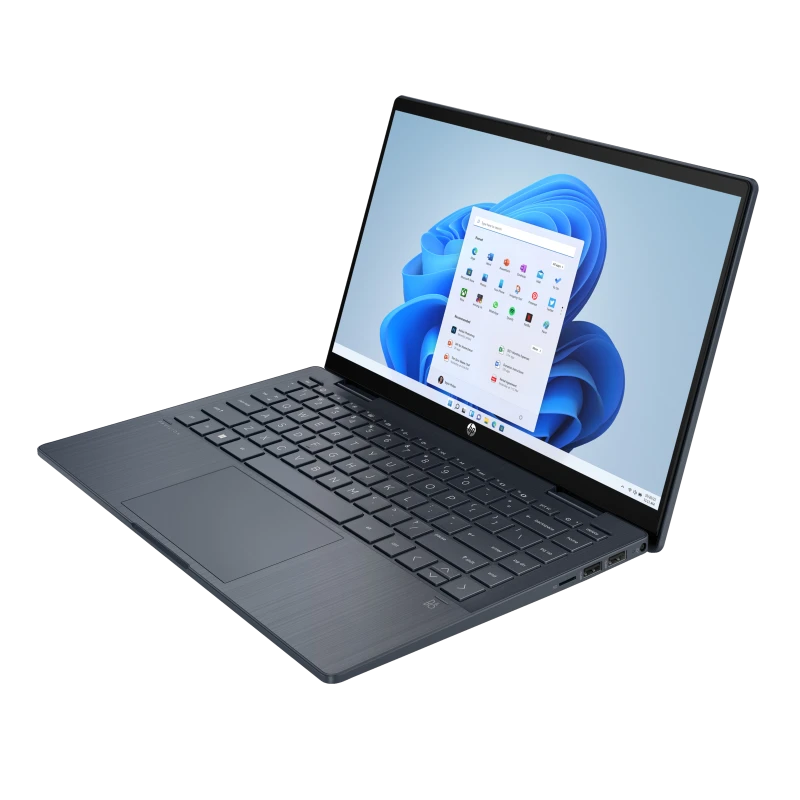 Laptop 2w1 HP Pavilion x360 HP 14-ek0073 / 7H713UA / Intel i5 / 8GB / SSD 512GB / Intel Xe / FullHD / Dotyk / Win 11 / Niebieski