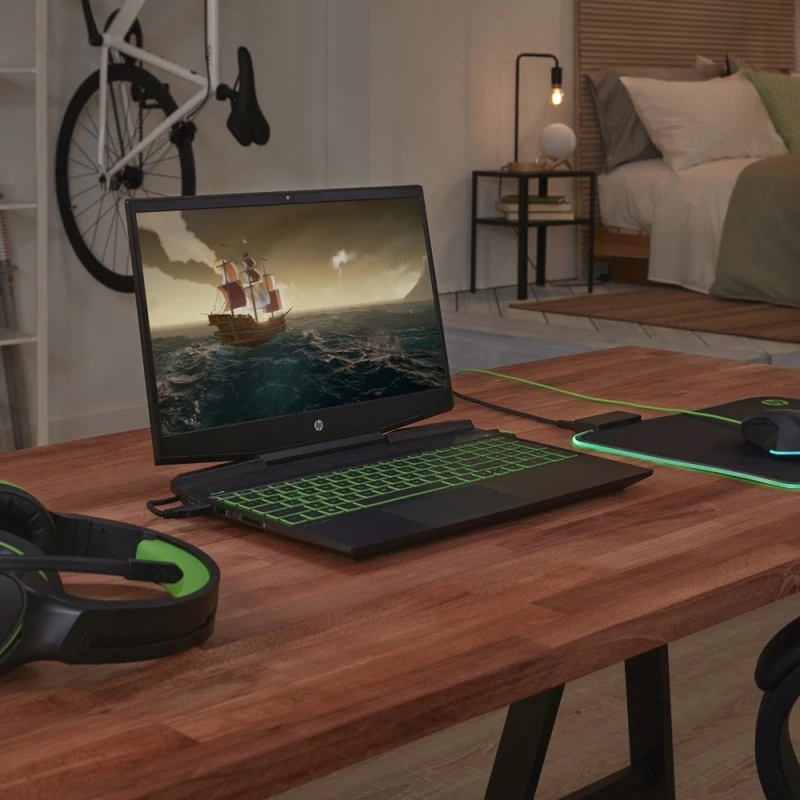 Laptop HP Pavilion Gaming 16-a0035nr / 1D4H6UA / Intel i5 / 8GB / SSD 256GB / Nvidia GTX 1650 / FullHD / Win 11 / Czarny