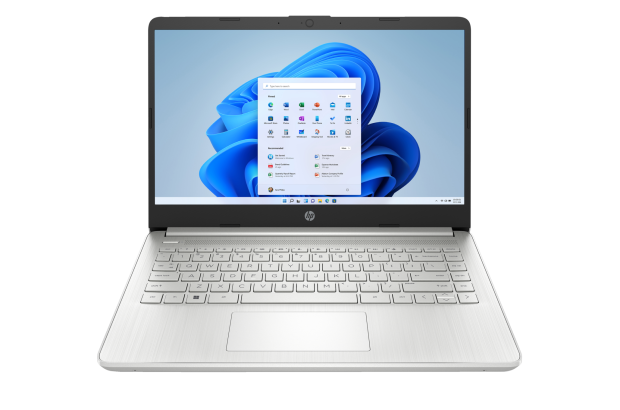 Laptop HP 14-fq1078nr / 4E2C8UA / AMD Ryzen 7 / 16GB / SSD 512GB / AMD Radeon / HD / Win 11 / Srebrny