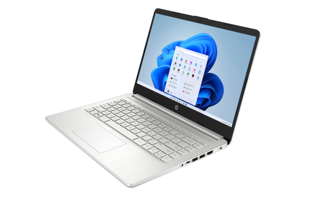 Laptop HP 14-fq1078nr / 4E2C8UA / AMD Ryzen 7 / 16GB / SSD 512GB / AMD Radeon / HD / Win 11 / Srebrny