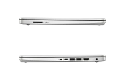 Laptop HP 14-fq1078nr / 4E2C8UA / AMD Ryzen 7 / 16GB / SSD 512GB / AMD Radeon / HD / Win 11 / Srebrny