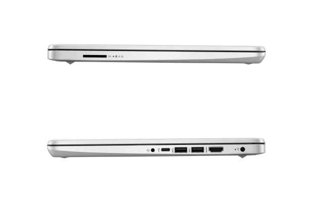 Laptop HP 14-fq1078nr / 4E2C8UA / AMD Ryzen 7 / 16GB / SSD 512GB / AMD Radeon / HD / Win 11 / Srebrny