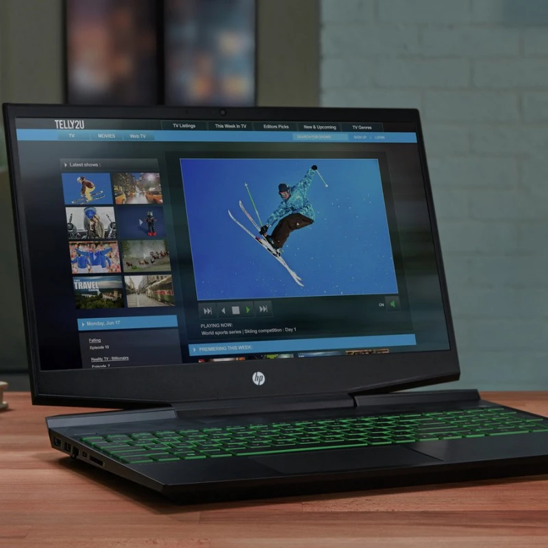 Laptop HP Pavilion Gaming 15-dk2083nt / 68N58EA / Intel Core i7 / 16GB / 512GB SSD / Nvidia GTX1650 / FullHD / Win11 / Czarny