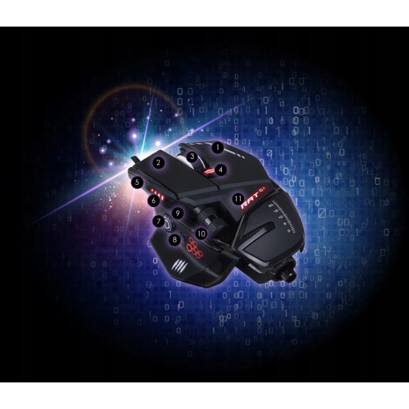 Mysz przewodowa Mad Catz R.A.T. 6+ sensor optyczny