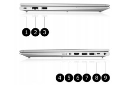 Laptop HP EliteBook 650 G9 / 6X0T2EC / Intel i5-12 / 32GB / SSD 512GB / Intel Xe / FullHD / Win 11 Pro / Srebrny