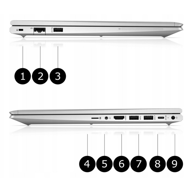 Laptop HP EliteBook 650 G9 / 930U3E8 / Intel i5-12 / 8GB / SSD 256GB / Intel Xe / FullHD / Win 11 Pro / Srebrny