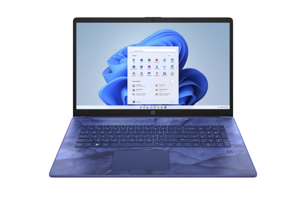 Laptop HP 17-cp0028ds / 73T17UA / AMD Ryzen 3 / 16GB / SSD 512GB / AMD Radeon / HD+ / Dotyk / Win 11 / Niebieski
