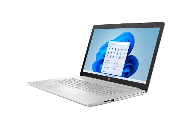 Laptop HP 17-by4083st / Intel i3-11 / 8GB / SSD 128GB / Intel UHD / HD+ / Dotyk / DVD / Win 11 / Srebrny