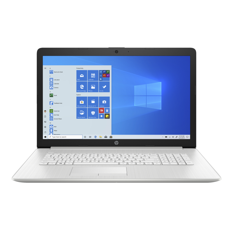 Laptop HP 17-by3053cl / 1G136UA / Intel i5-10 / 12GB / HDD 1TB / Intel UHD / FullHD / DVD / Win 11 / Srebrny