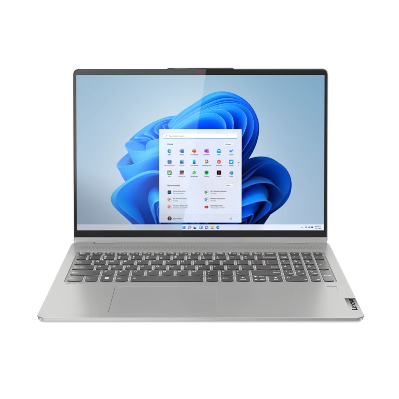 Laptop 2w1 Lenovo IdeaPad Flex 5 16IAU7 / 82R80002US / Intel i7-12 / 16GB / SSD 512GB / Intel Xe / 2,5K / dotyk / Win 11 / Szary