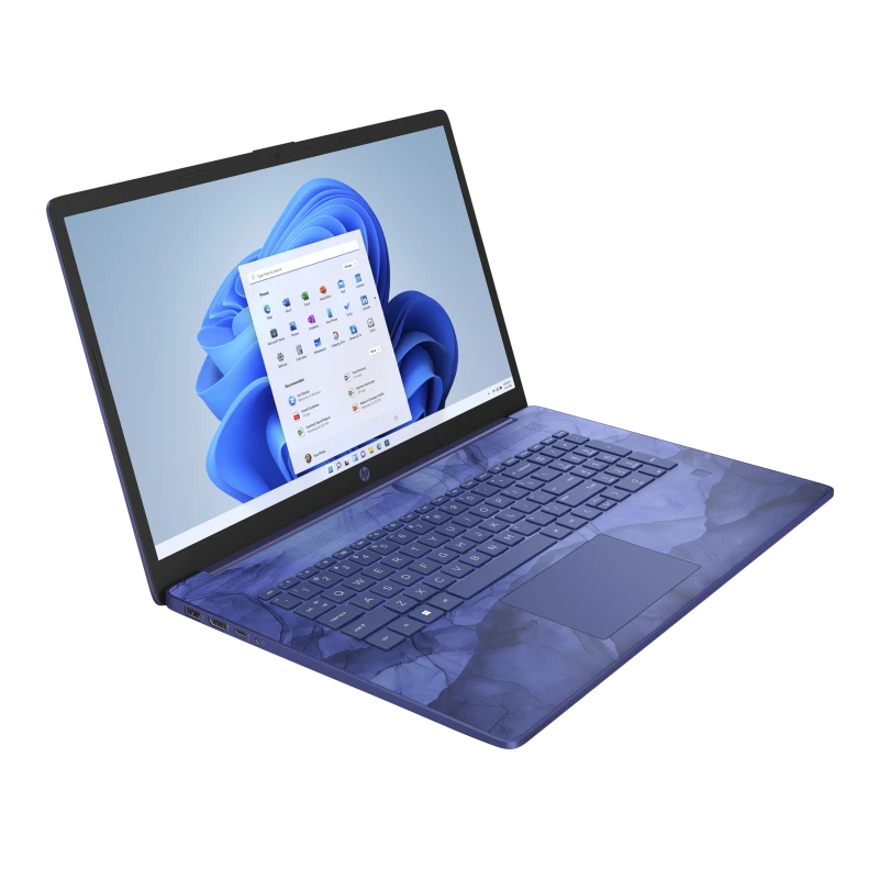 Laptop HP 17-cp0028ds / 73T17UA / AMD Ryzen 3 / 32GB / SSD 1TB / AMD Radeon / HD+ / Dotyk / Win 11 / Niebieski
