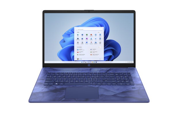 Laptop HP 17-cp0028ds / 73T17UA / AMD Ryzen 3 / 32GB / SSD 1TB / AMD Radeon / HD+ / Dotyk / Win 11 / Niebieski