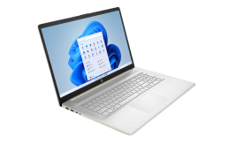 Laptop HP 17-cn0007cy / 3Y4N9UA / Intel i3 / 32GB / SSD 1TB / Intel UHD / HD+ / Dotyk / Win 11 / Złoty