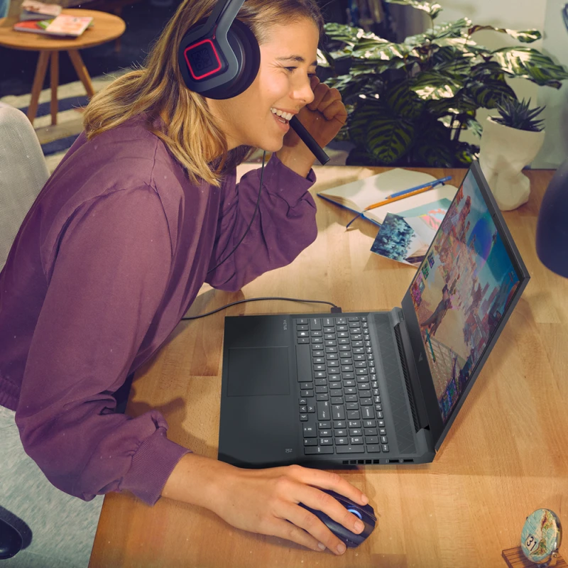 Laptop HP victus 16-e0307nf / 6J620EA / AMD Ryzen 5 / 16GB / SSD 512GB / AMD Radeon RX 5500M / FullHD / Win 11 / Czarny