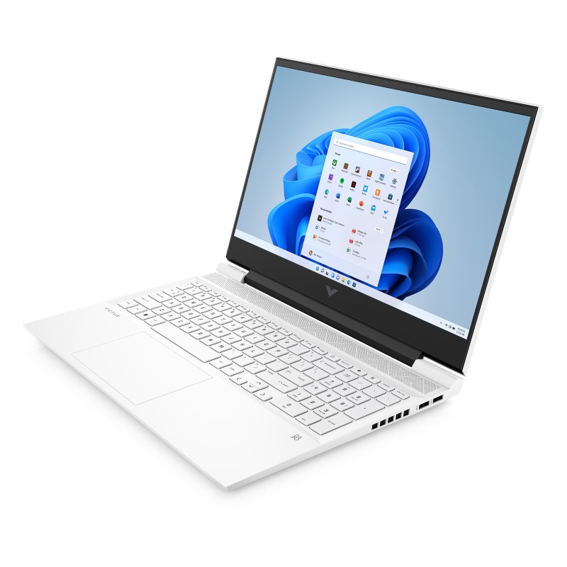 Laptop HP Victus 16-e0309nf / 6J9T4EA / AMD Ryzen 7 / 32GB / SSD 512GB / AMD Radeon RX 5500M / FullHD / 144Hz / Win 11 / Biały